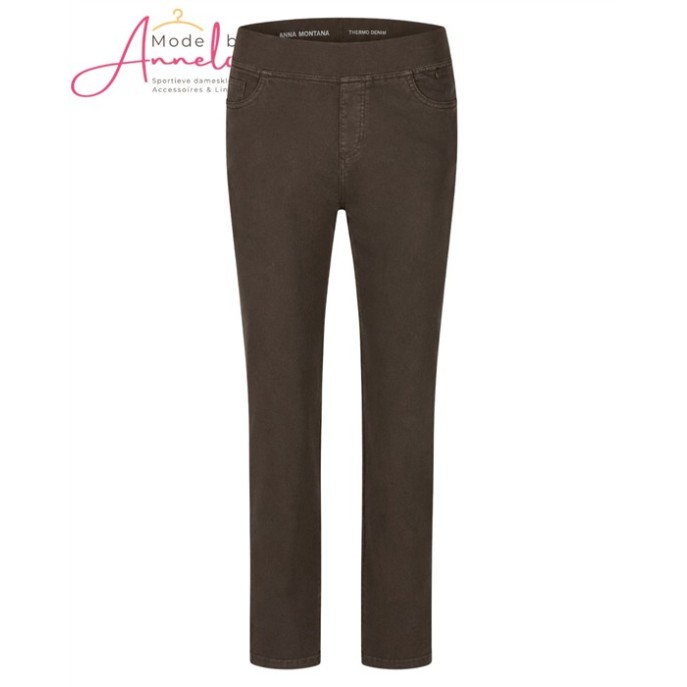 Anna Montana jeans 1001 Angelika Jump In Slim Flexi Coffee